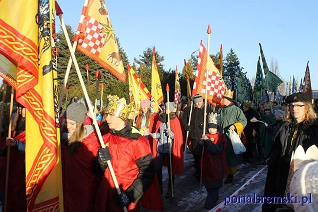 Trzej Królowie na ulicach Śremu
