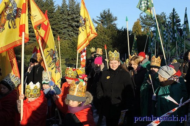 Trzej Królowie na ulicach Śremu