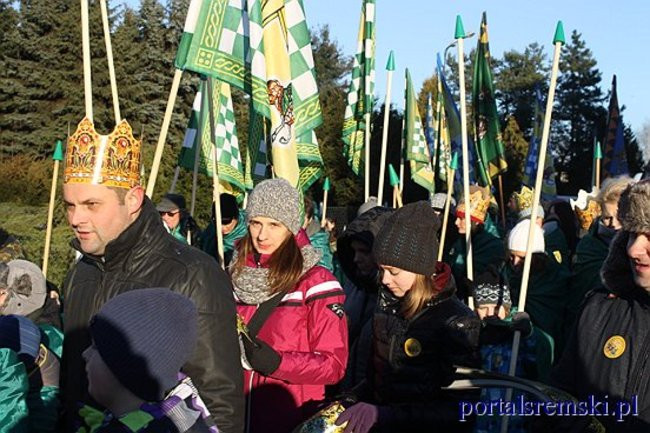 Trzej Królowie na ulicach Śremu