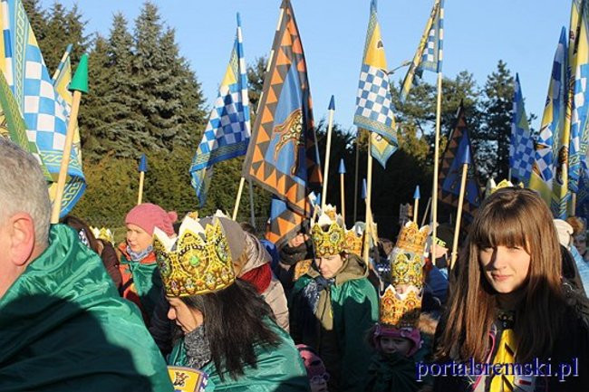 Trzej Królowie na ulicach Śremu
