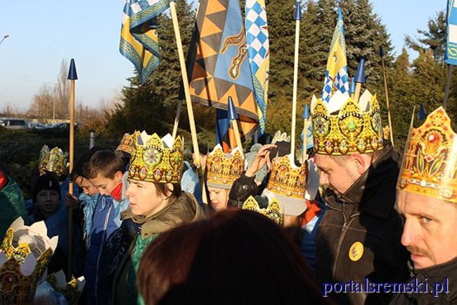 Trzej Królowie na ulicach Śremu