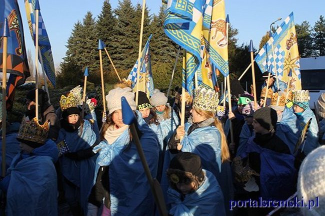 Trzej Królowie na ulicach Śremu