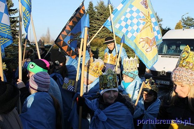 Trzej Królowie na ulicach Śremu