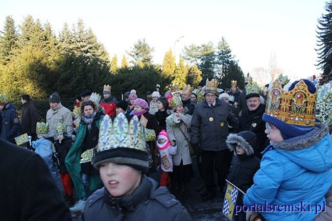 Trzej Królowie na ulicach Śremu