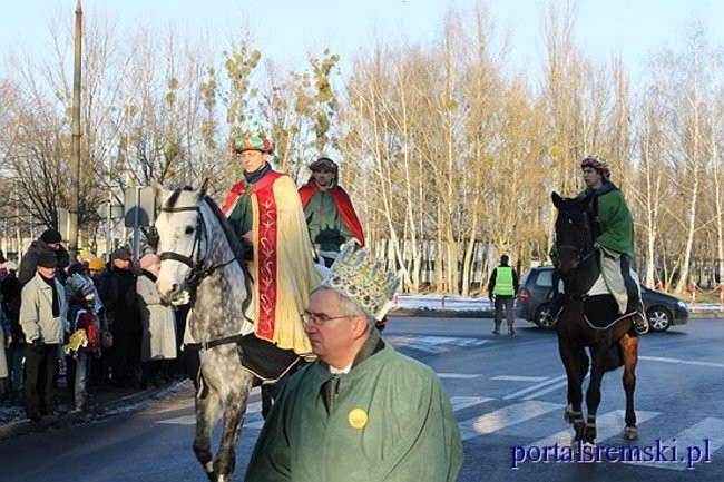 Trzej Królowie na ulicach Śremu