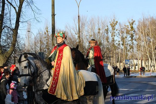 Trzej Królowie na ulicach Śremu