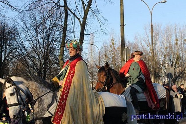 Trzej Królowie na ulicach Śremu