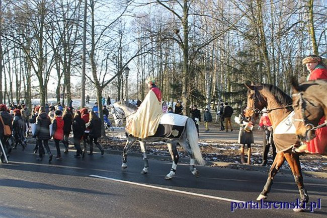 Trzej Królowie na ulicach Śremu
