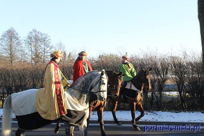 Trzej Królowie na ulicach Śremu