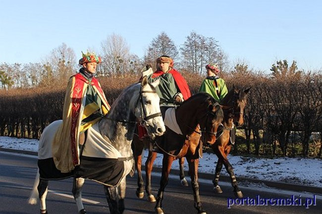 Trzej Królowie na ulicach Śremu