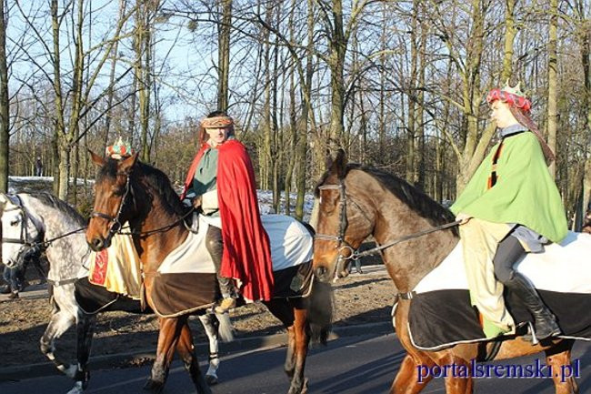 Trzej Królowie na ulicach Śremu