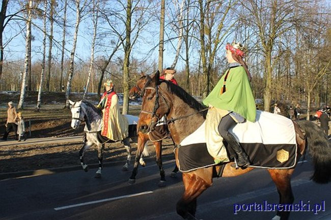 Trzej Królowie na ulicach Śremu