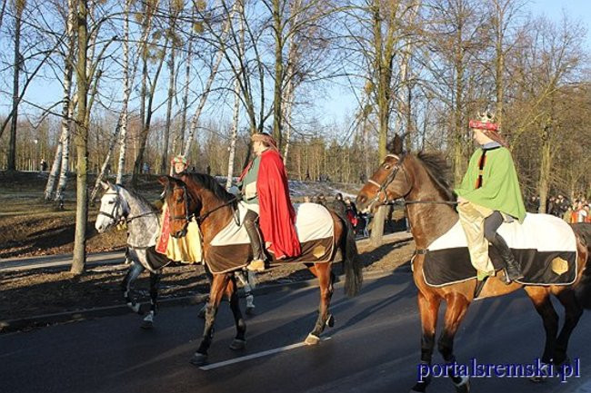 Trzej Królowie na ulicach Śremu