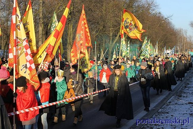 Trzej Królowie na ulicach Śremu