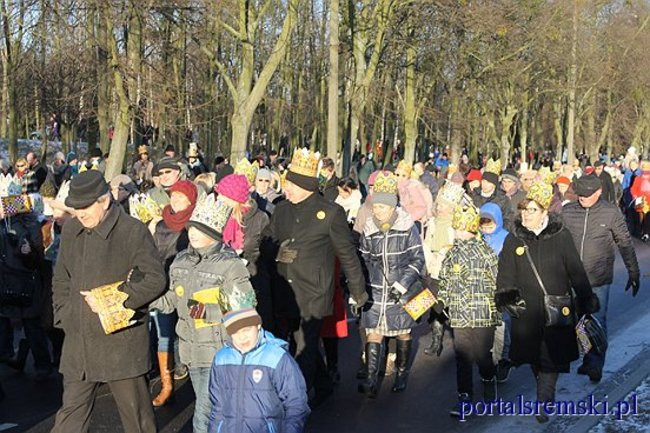 Trzej Królowie na ulicach Śremu