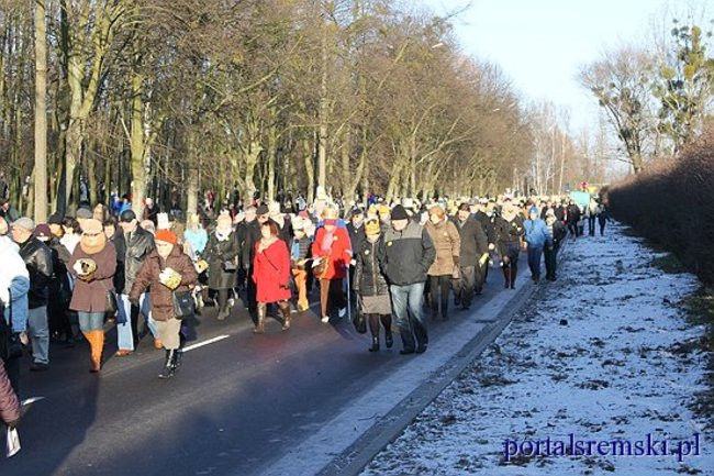 Trzej Królowie na ulicach Śremu