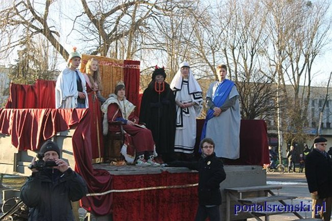 Trzej Królowie na ulicach Śremu
