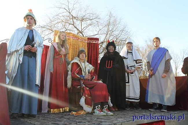 Trzej Królowie na ulicach Śremu