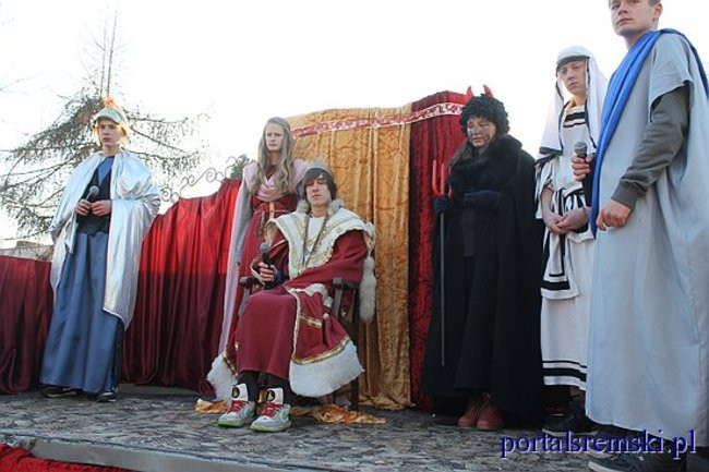 Trzej Królowie na ulicach Śremu