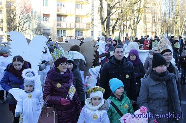 Trzej Królowie na ulicach Śremu