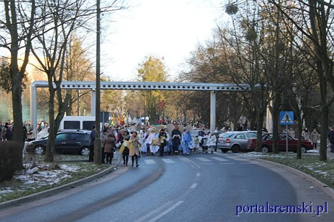 Trzej Królowie na ulicach Śremu