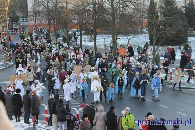 Trzej Królowie na ulicach Śremu