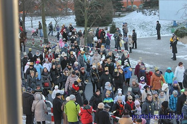 Trzej Królowie na ulicach Śremu