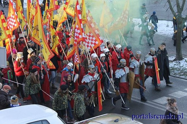 Trzej Królowie na ulicach Śremu