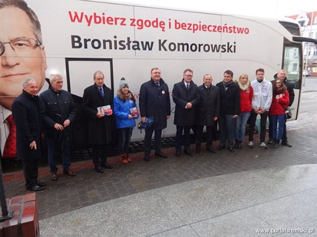 Bronkobus tak. Komorowskiego nie było