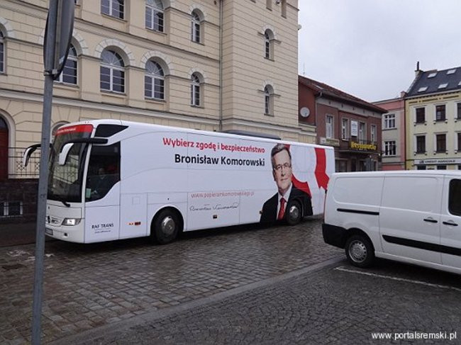 Bronkobus tak. Komorowskiego nie było