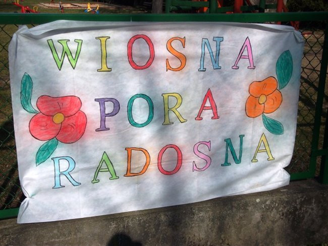 Wiosna w przedszkolu