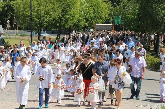 Boże Ciało na Jezioranach
