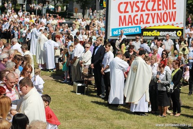 Boże Ciało na Jezioranach