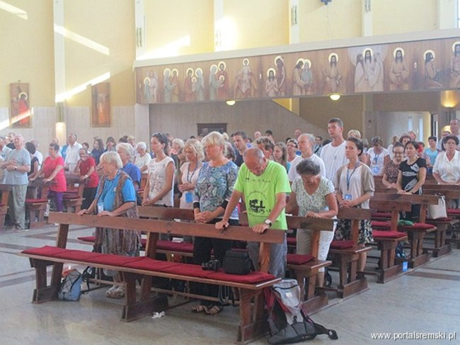 Pielgrzymi w Śremie