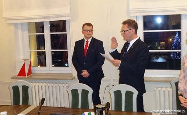 Ślubowanie burmistrza