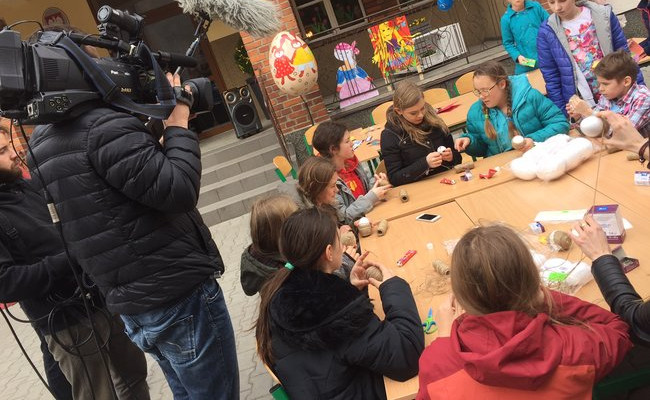 Wizyta aktorki Julii Wróblewskiej