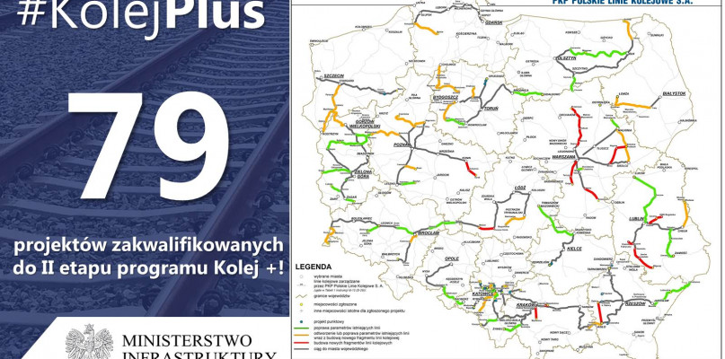 Rusza kolej plus. Wielkoplska ma 5 projektów.  Linia Śrem  - Czempiń również ujęta