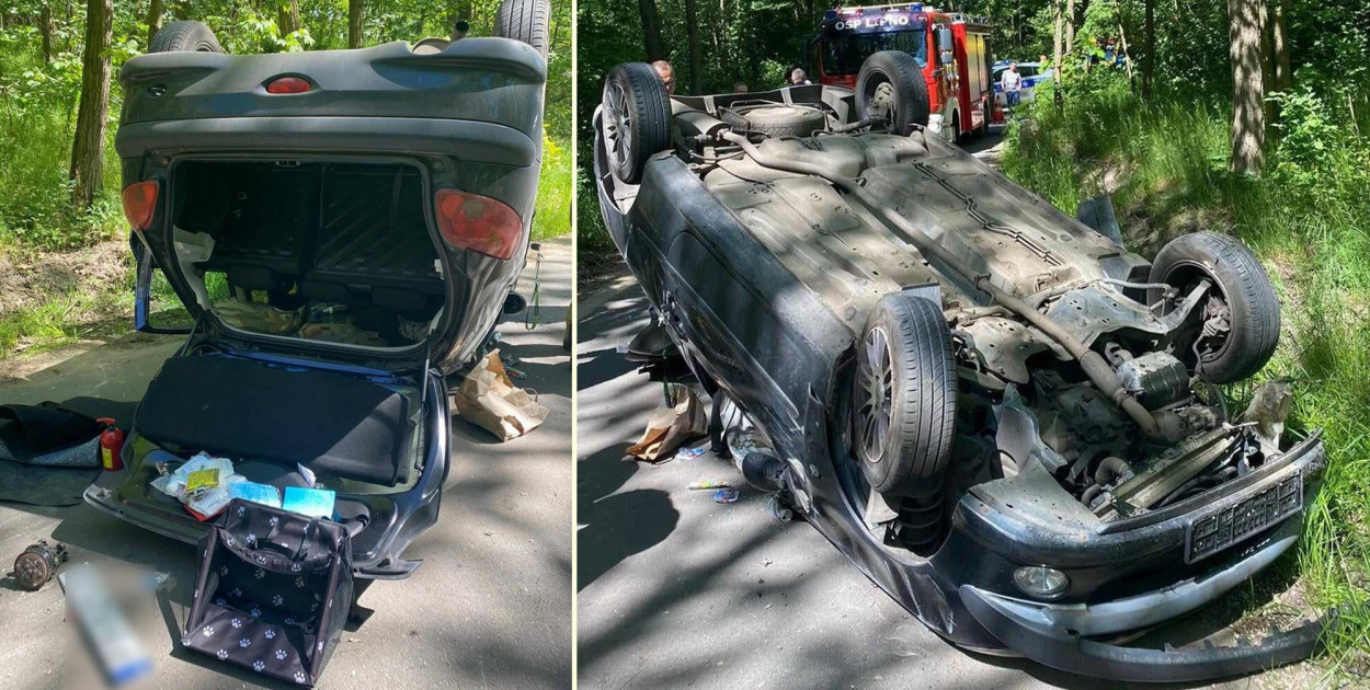 Cztery uszkodzone auta! Zadziałał efekt domina, ale nie to było najgorsze