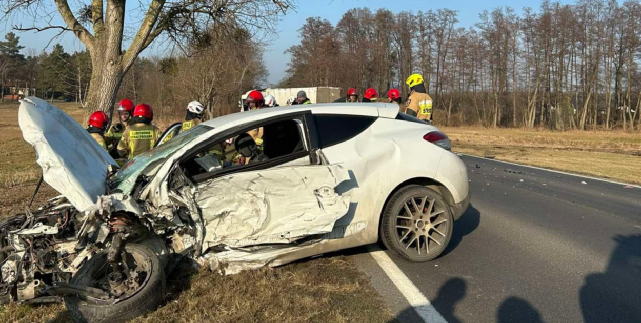 Wypadek na trasie Śrem - Kórnik. Utrudnienia trochę potrwają