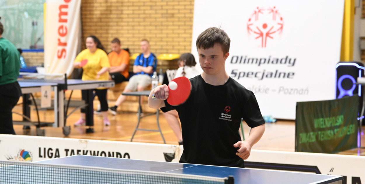 XXIII Regionalny Turniej Tenisa Stołowego Olimpiad Specjalnych w Śremie.