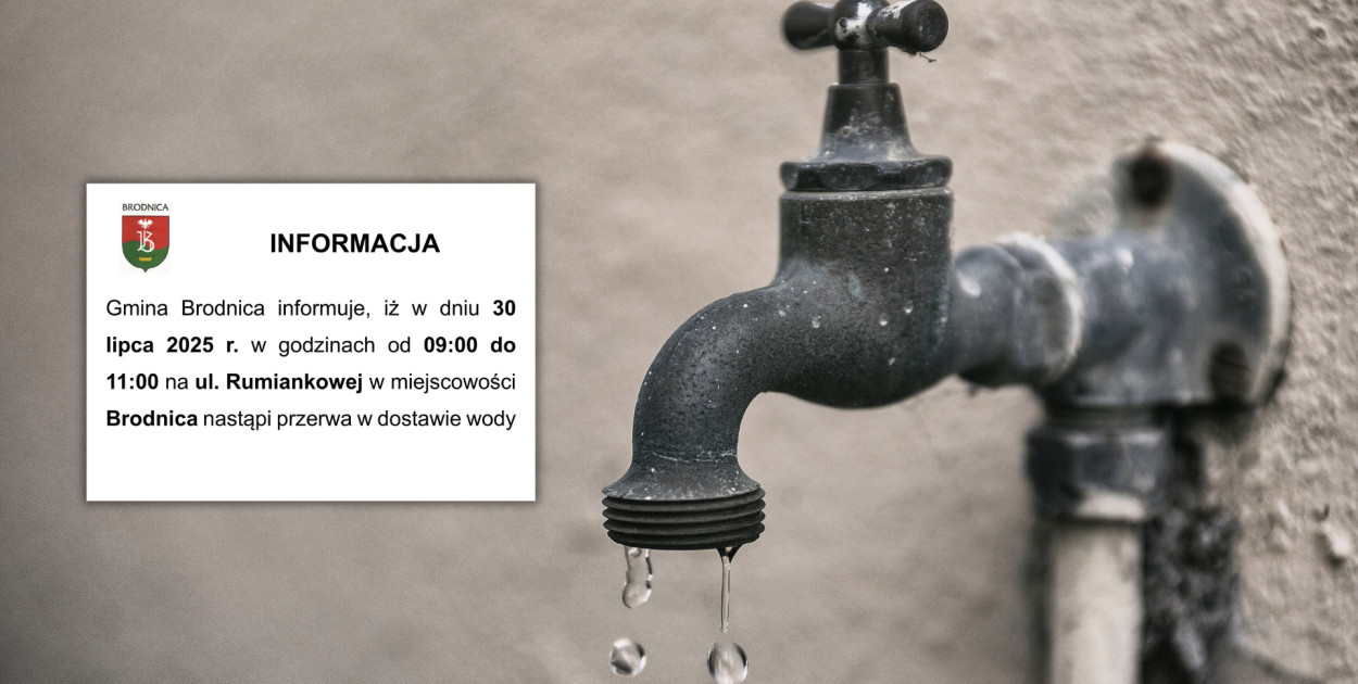Od 9:00 do 11:00 mieszkańcy jednej z ulic będą funkcjonować bez wody.