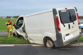 Wypadek na drodze Śrem Kórnik-4206