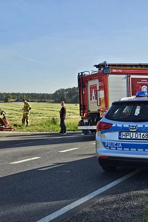 Wypadek na DW436 w Chrząstowie-5195