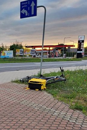 Potrącenie rowerzysty-5352