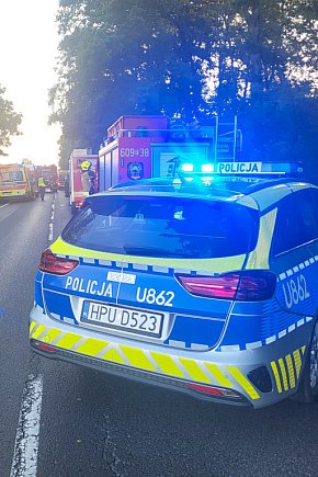 Wypadek na drodze Śrem - Zaniemyśl-5469