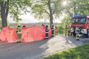 Koszmarny wypadek w sąsiednim powiecie. Nie żyje 24-letni motocyklista-66739