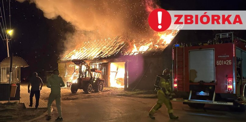 Rodzina prosi o wsparcie w odbudowie stodoły, którą zniszczył pożar - 66885