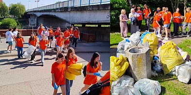 Wolontariusze posprzątali okolice Warty w Śremie-67506