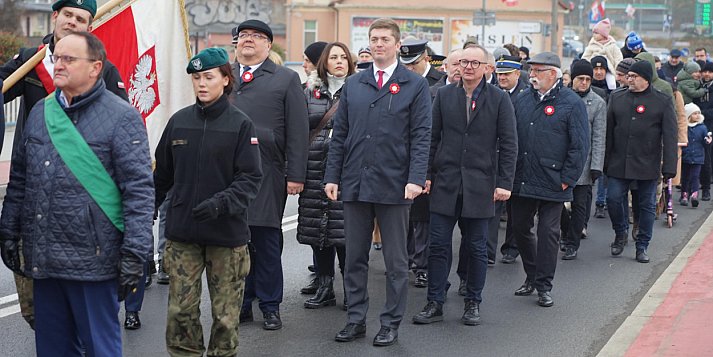 Mieszkańcy spotkali się na powiatowych obchodach Święta Niepodległości