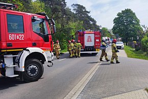 Zderzenie osobówki z motocyklem w Chrząstowie. Jest osoba poszkodowana-80189